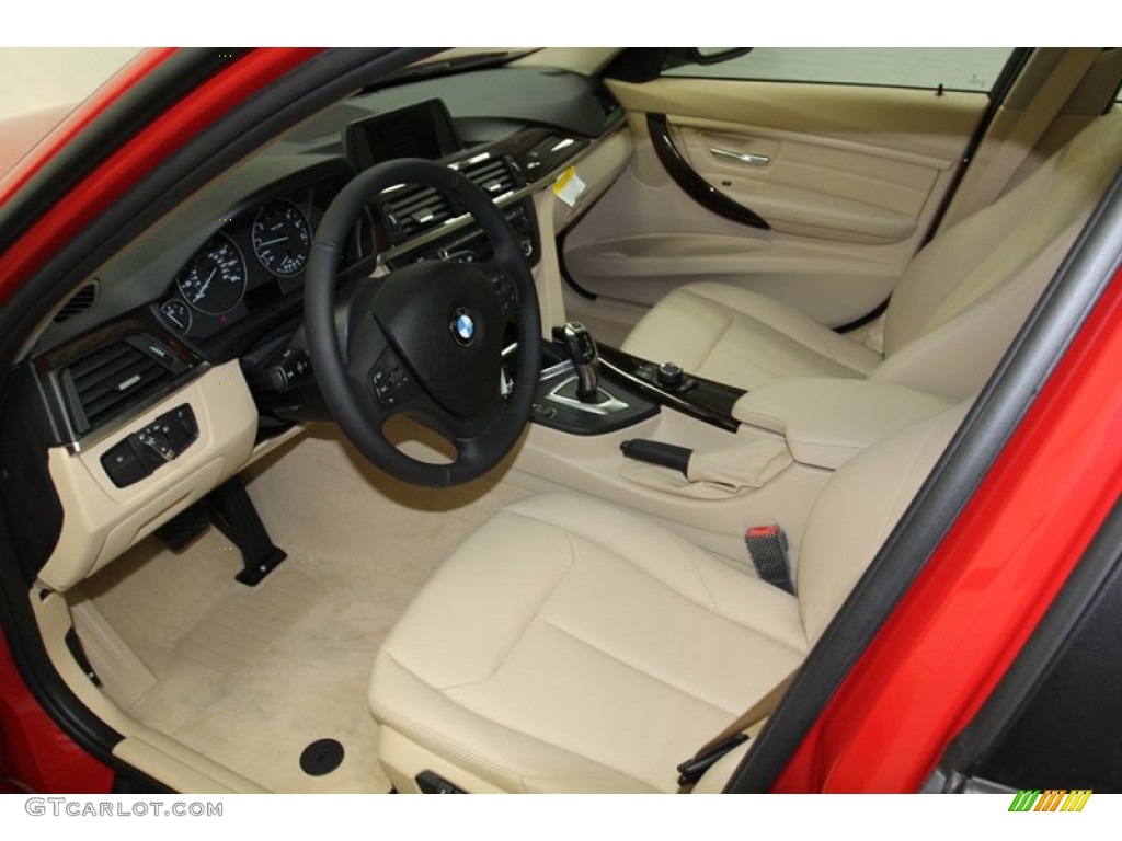 Venetian Beige Interior 2013 BMW 3 Series 328i Sedan Photo #79149658