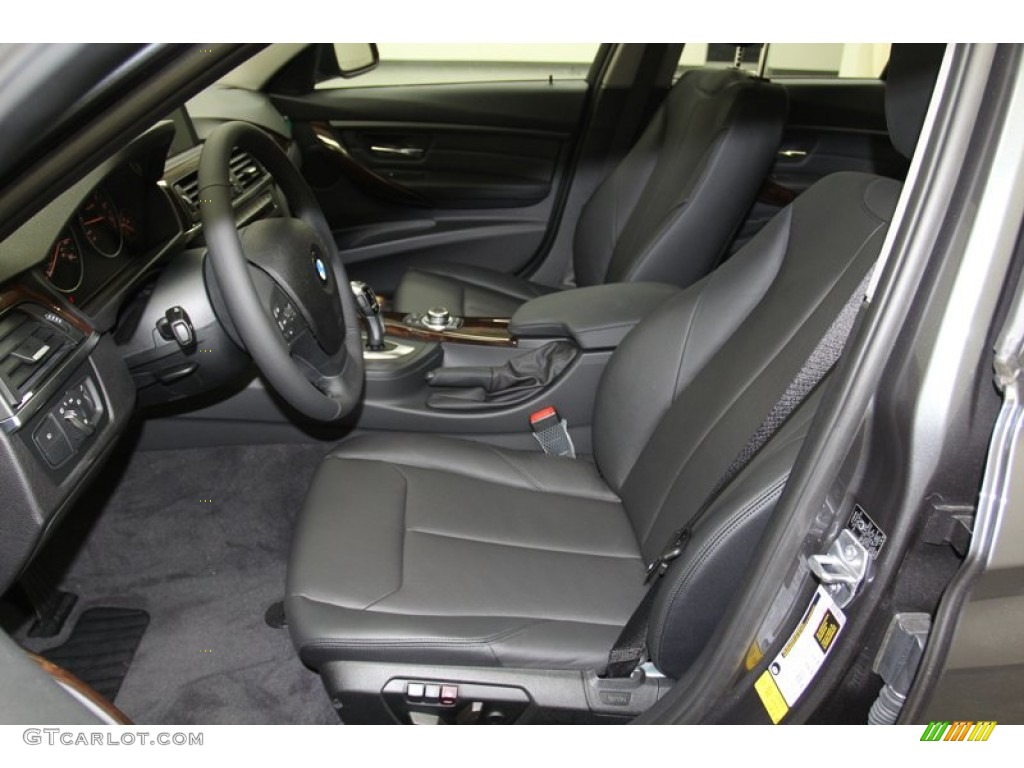 Black Interior 2013 BMW 3 Series 328i Sedan Photo #79150178