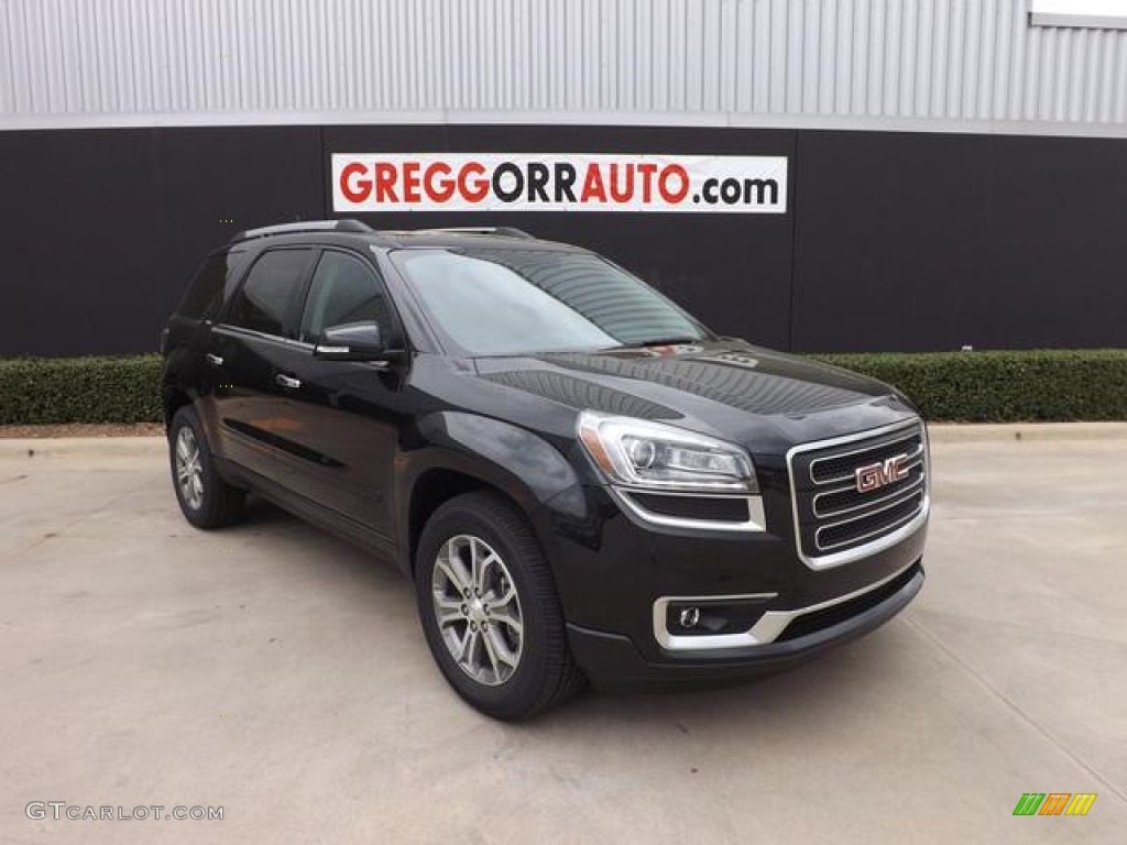 2013 Acadia SLT - Carbon Black Metallic / Ebony photo #1