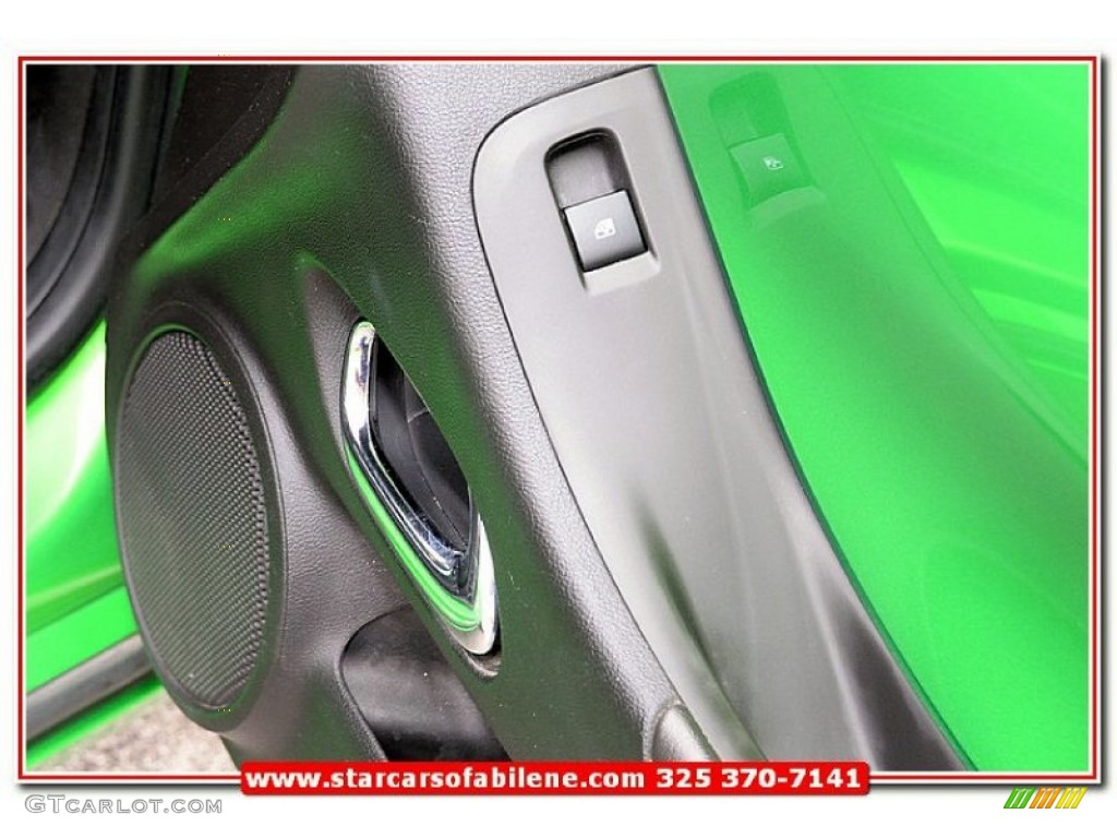 2010 Camaro LT Coupe Synergy Special Edition - Synergy Green Metallic / Black/Green photo #22