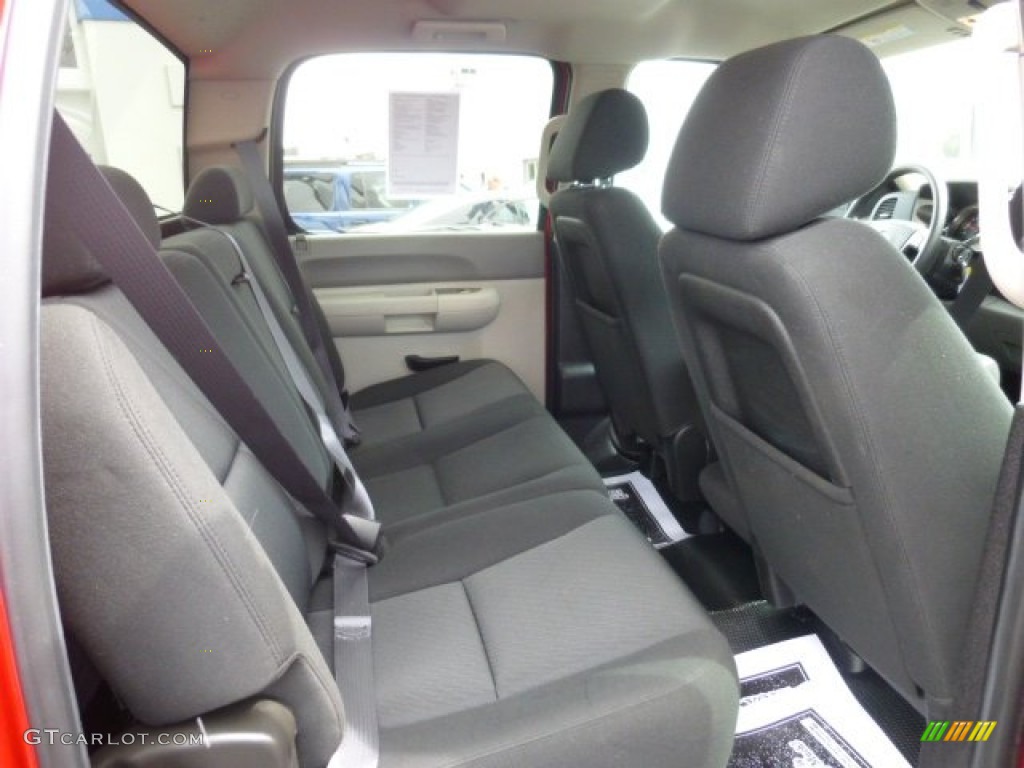 2011 GMC Sierra 3500HD Work Truck Crew Cab 4x4 Rear Seat Photo #79151458