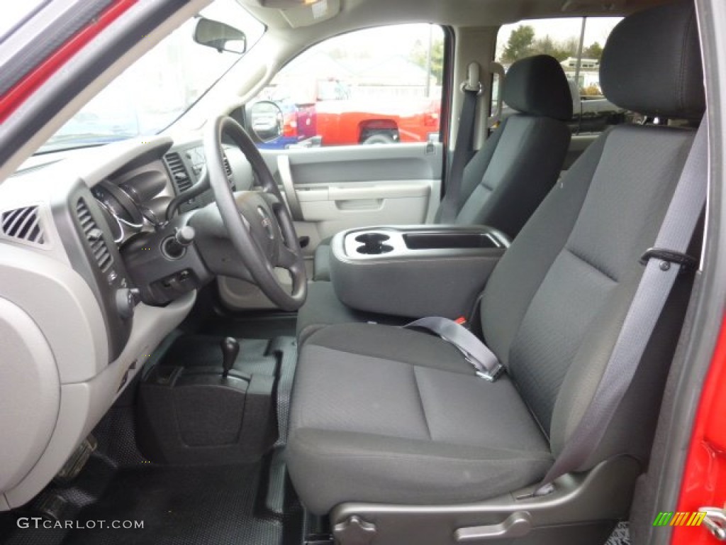 Dark Titanium Interior 2011 GMC Sierra 3500HD Work Truck Crew Cab 4x4 Photo #79151500