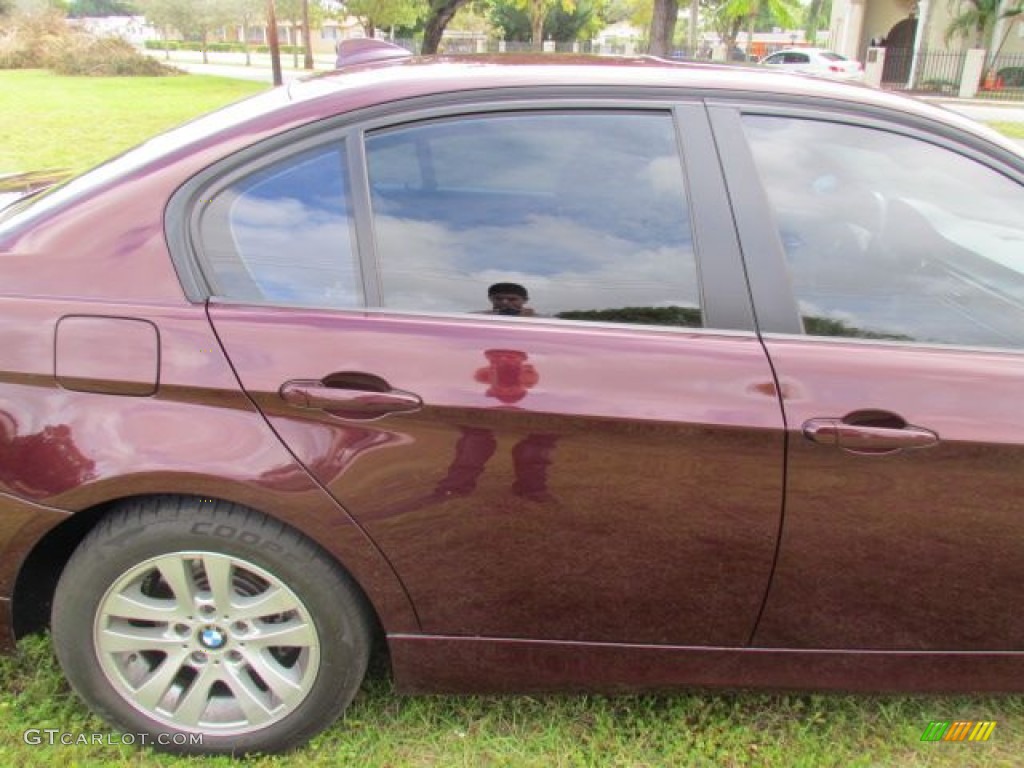 2007 3 Series 328i Sedan - Barbera Red Metallic / Black photo #62