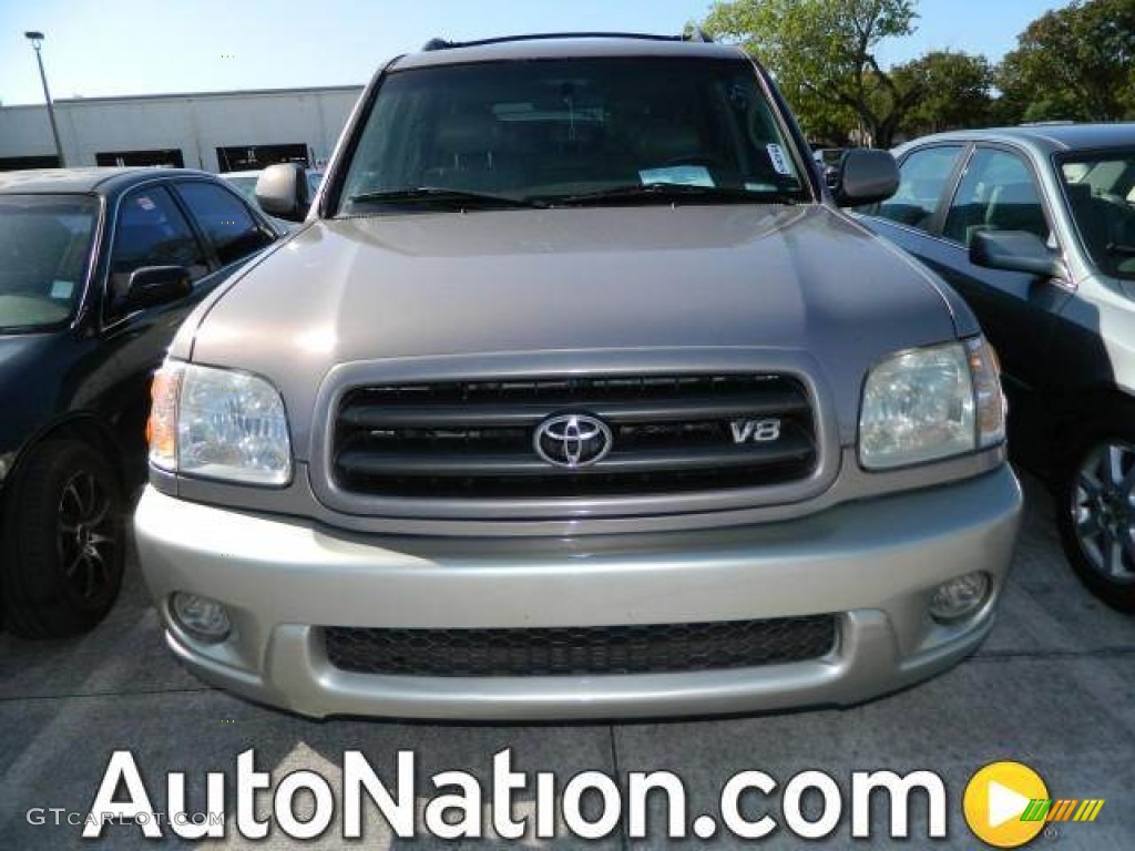 2002 Sequoia SR5 - Thunder Gray Metallic / Charcoal photo #1