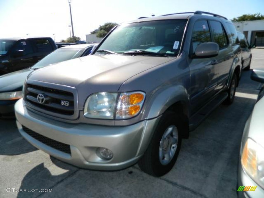 2002 Sequoia SR5 - Thunder Gray Metallic / Charcoal photo #2