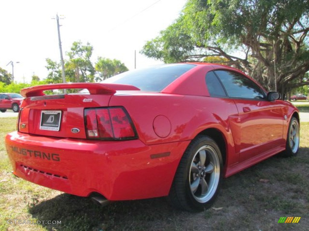 2004 Mustang GT Coupe - Torch Red / Medium Parchment photo #4