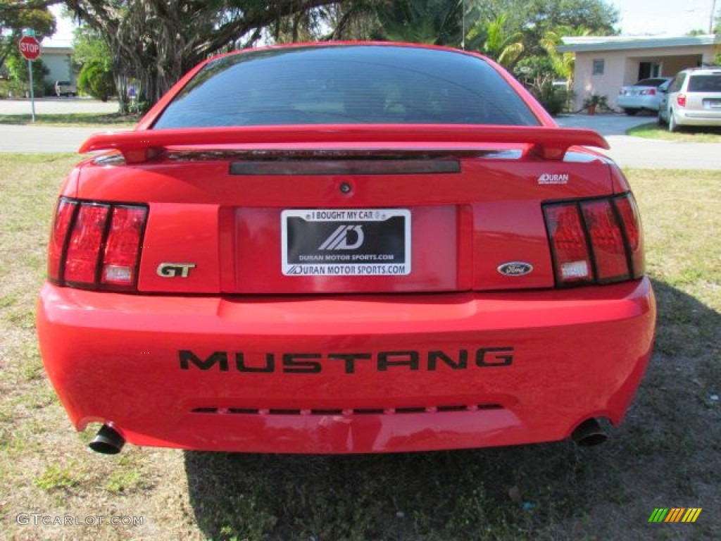 2004 Mustang GT Coupe - Torch Red / Medium Parchment photo #5