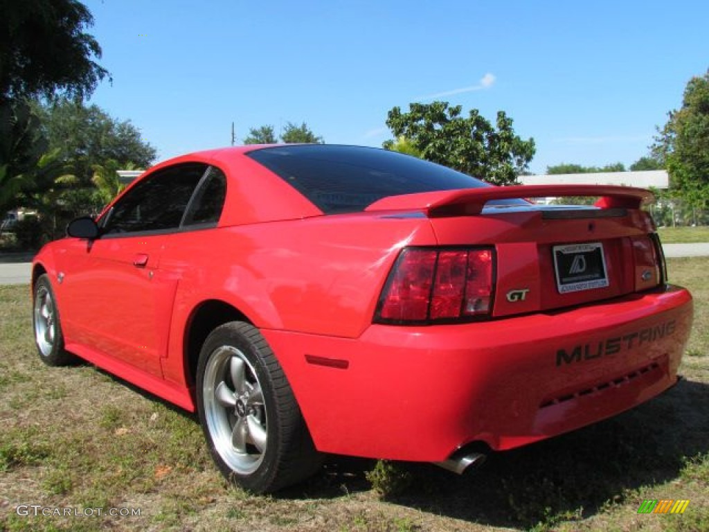 2004 Mustang GT Coupe - Torch Red / Medium Parchment photo #6