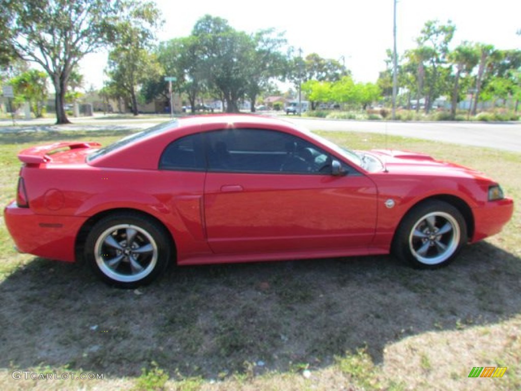 2004 Mustang GT Coupe - Torch Red / Medium Parchment photo #17