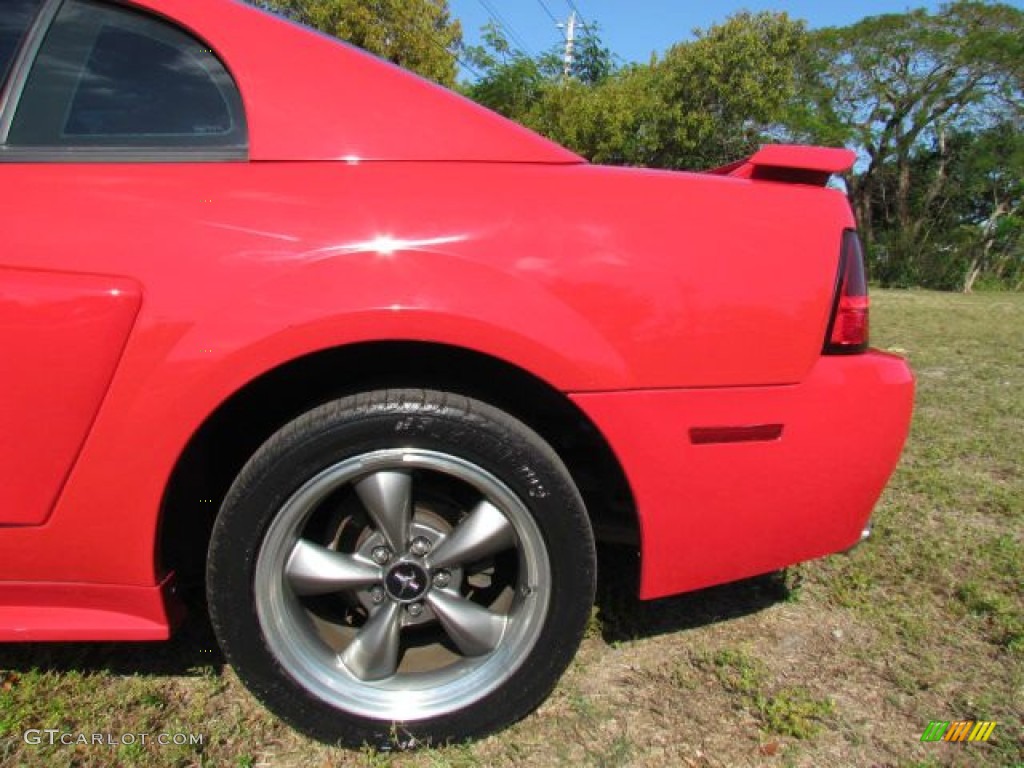 2004 Mustang GT Coupe - Torch Red / Medium Parchment photo #23