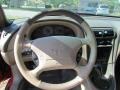Medium Parchment 2004 Ford Mustang GT Coupe Steering Wheel