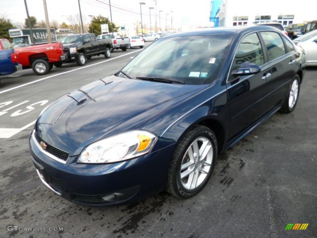 2012 Impala LTZ - Imperial Blue Metallic / Ebony photo #3