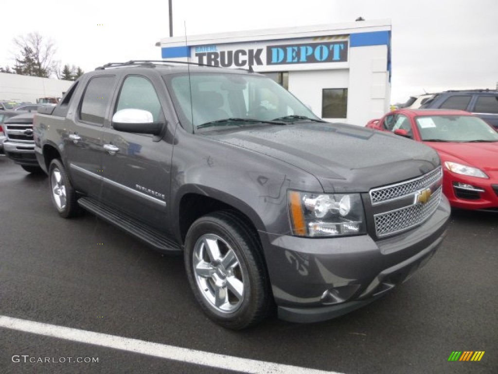 2011 Avalanche LTZ 4x4 - Taupe Gray Metallic / Ebony photo #1