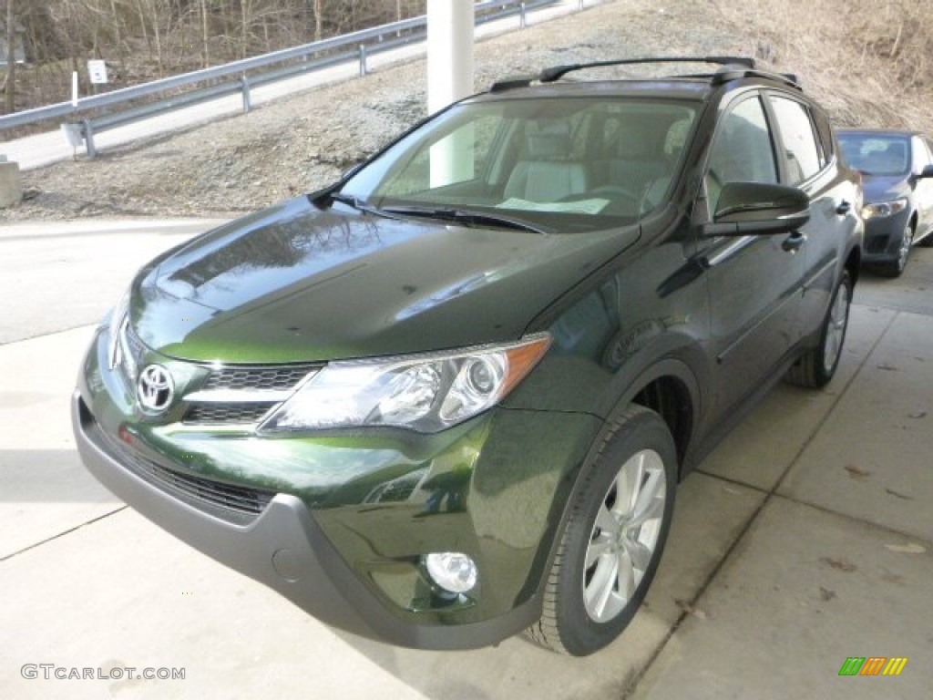 Spruce Green Mica 2013 Toyota RAV4 Limited AWD Exterior Photo #79155538