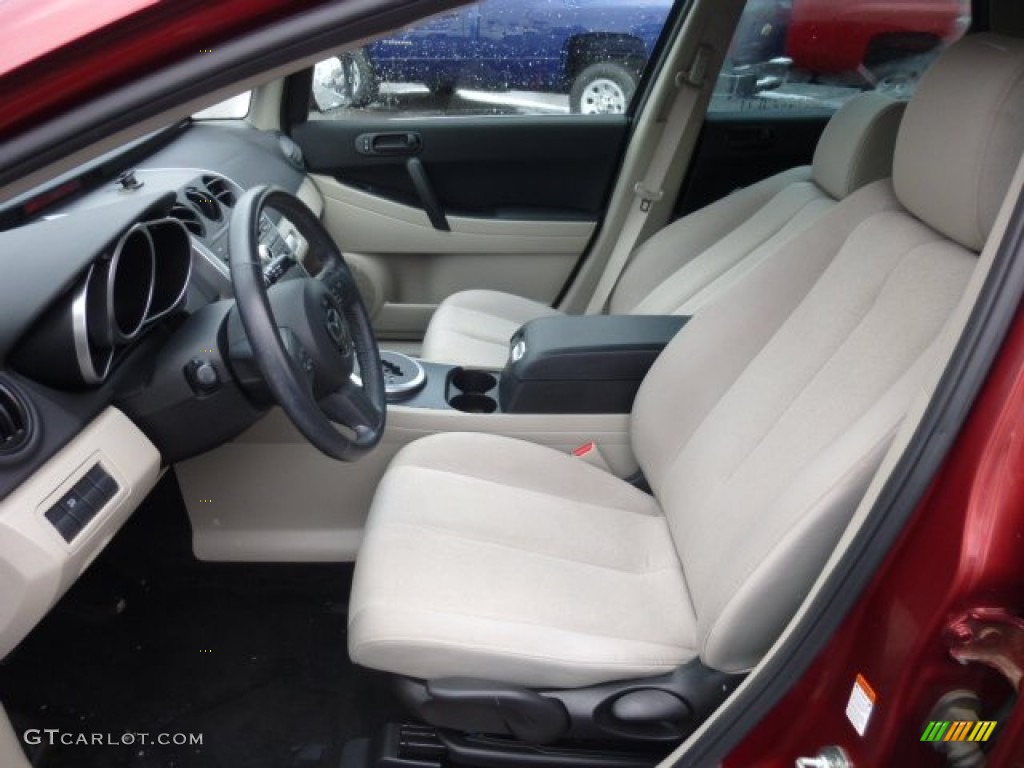 Sand Interior 2009 Mazda CX-7 Sport AWD Photo #79156590