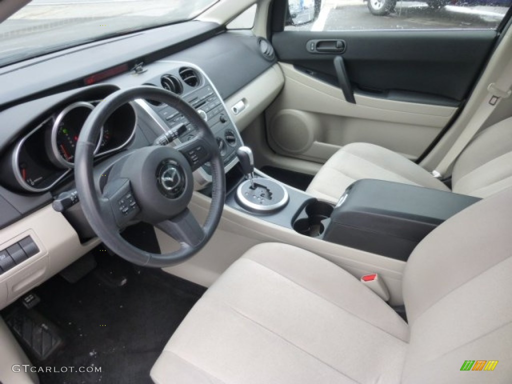 Sand Interior 2009 Mazda CX-7 Sport AWD Photo #79156596