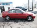 1997 Bordeaux Red Metallic Honda Civic LX Sedan  photo #8