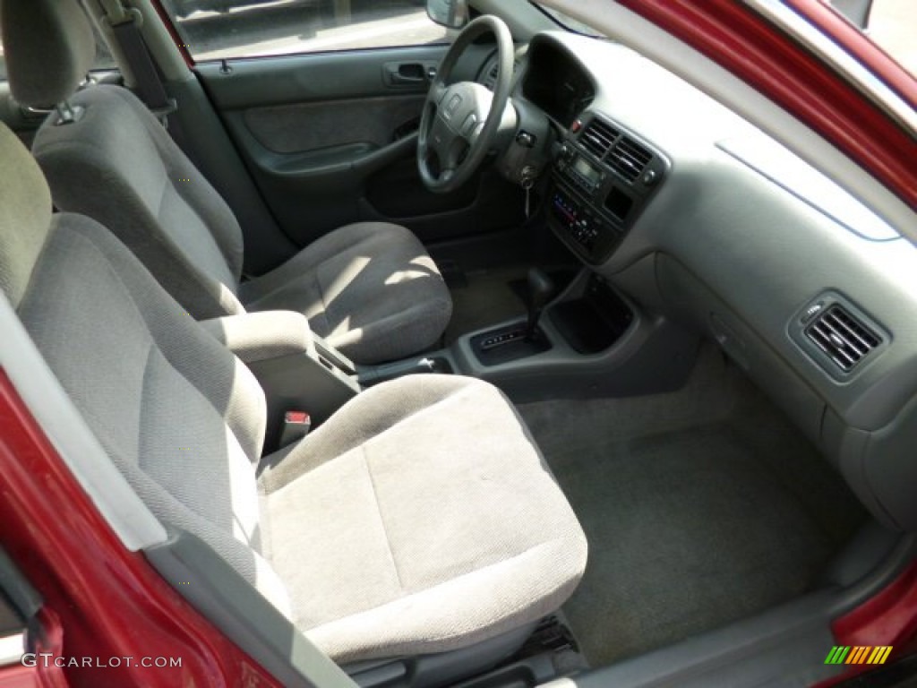 Gray Interior 1997 Honda Civic LX Sedan Photo #79156677