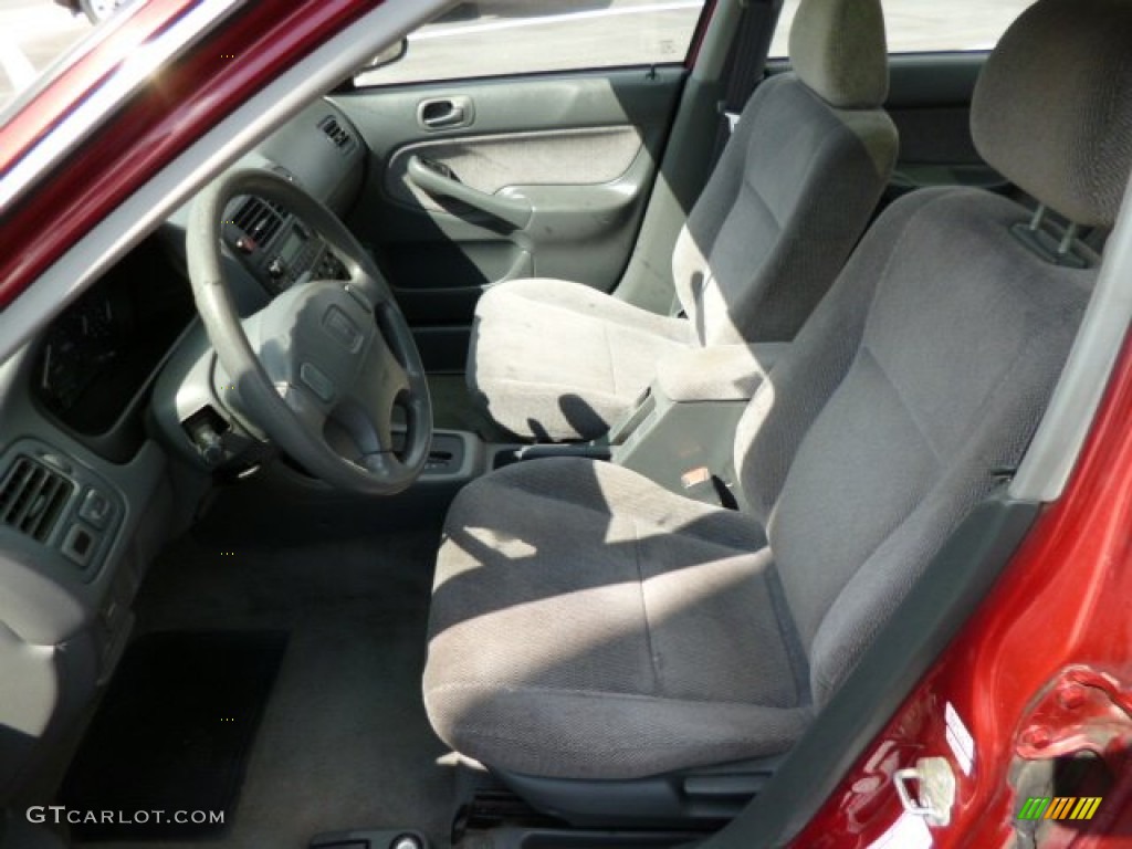 Gray Interior 1997 Honda Civic LX Sedan Photo #79156710