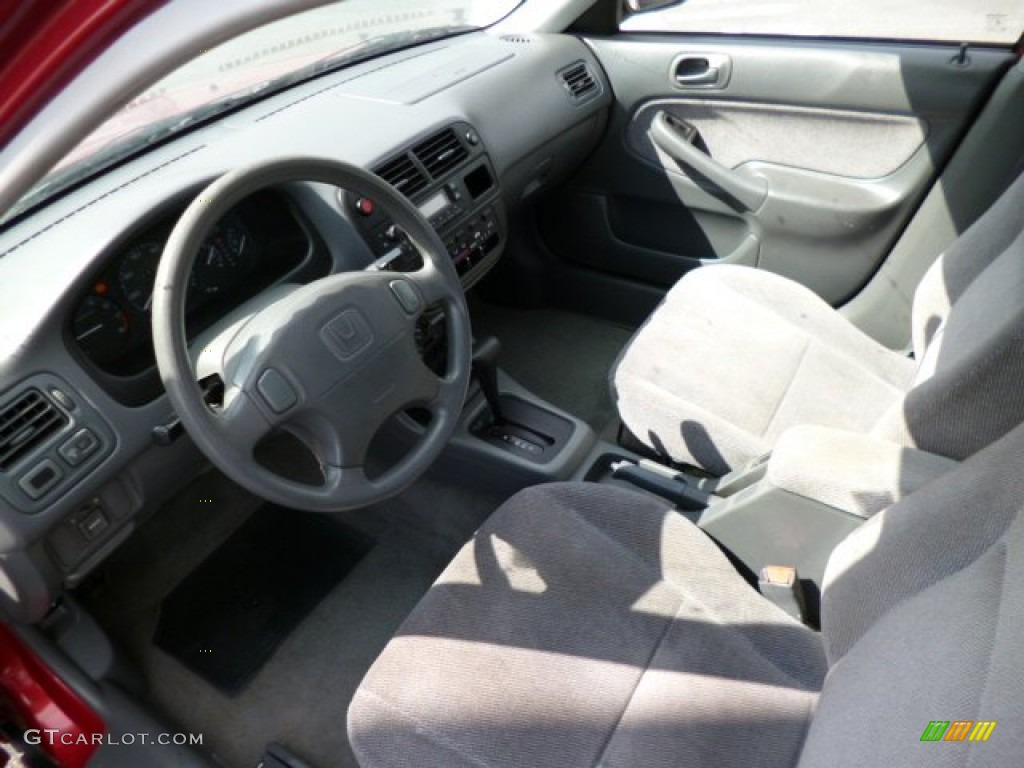 Gray Interior 1997 Honda Civic LX Sedan Photo #79156716