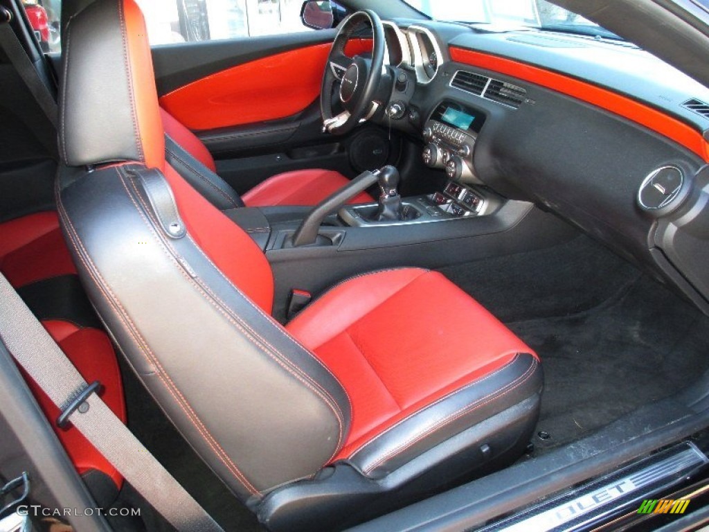 Inferno Orange/Black Interior 2011 Chevrolet Camaro SS/RS Coupe Photo #79156719