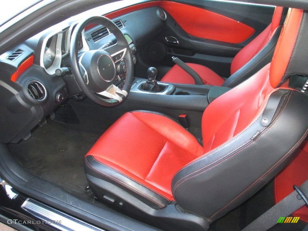 Inferno Orange/Black Interior 2011 Chevrolet Camaro SS/RS Coupe Photo #79156794