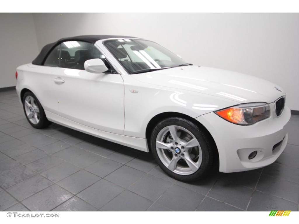 Alpine White 2012 BMW 1 Series 128i Convertible Exterior Photo #79156909