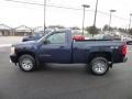 2009 Imperial Blue Metallic Chevrolet Silverado 1500 LS Regular Cab 4x4  photo #4