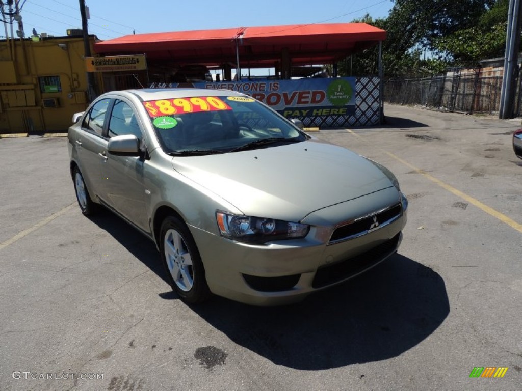 2008 Lancer ES - Desert Sand Metallic / Beige photo #9