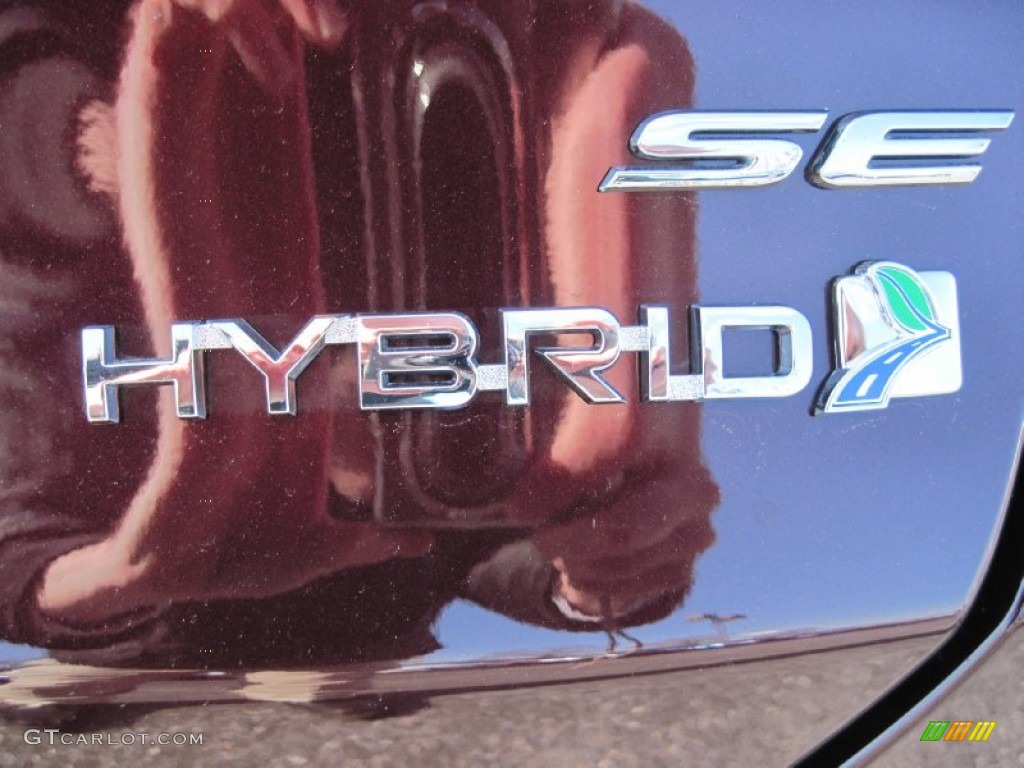 2013 Fusion Hybrid SE - Bordeaux Reserve Red Metallic / Dune photo #9