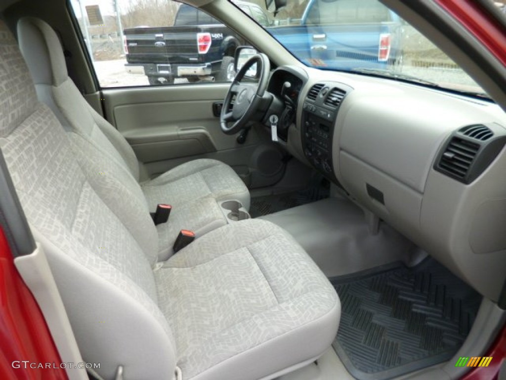 Pewter Interior 2005 GMC Canyon SL Regular Cab 4x4 Photo #79159370