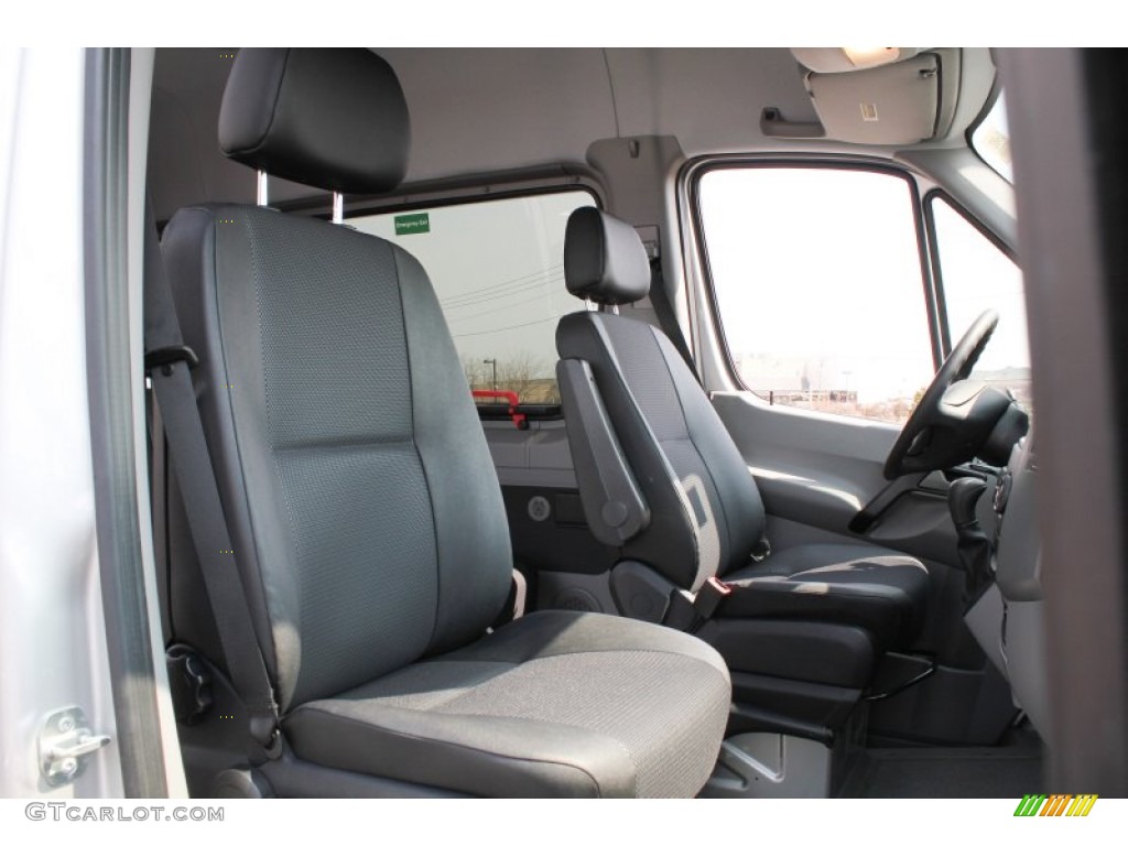 Lima Black Fabric Interior 2013 Mercedes-Benz Sprinter 2500 High Roof Passenger Van Photo #79160376