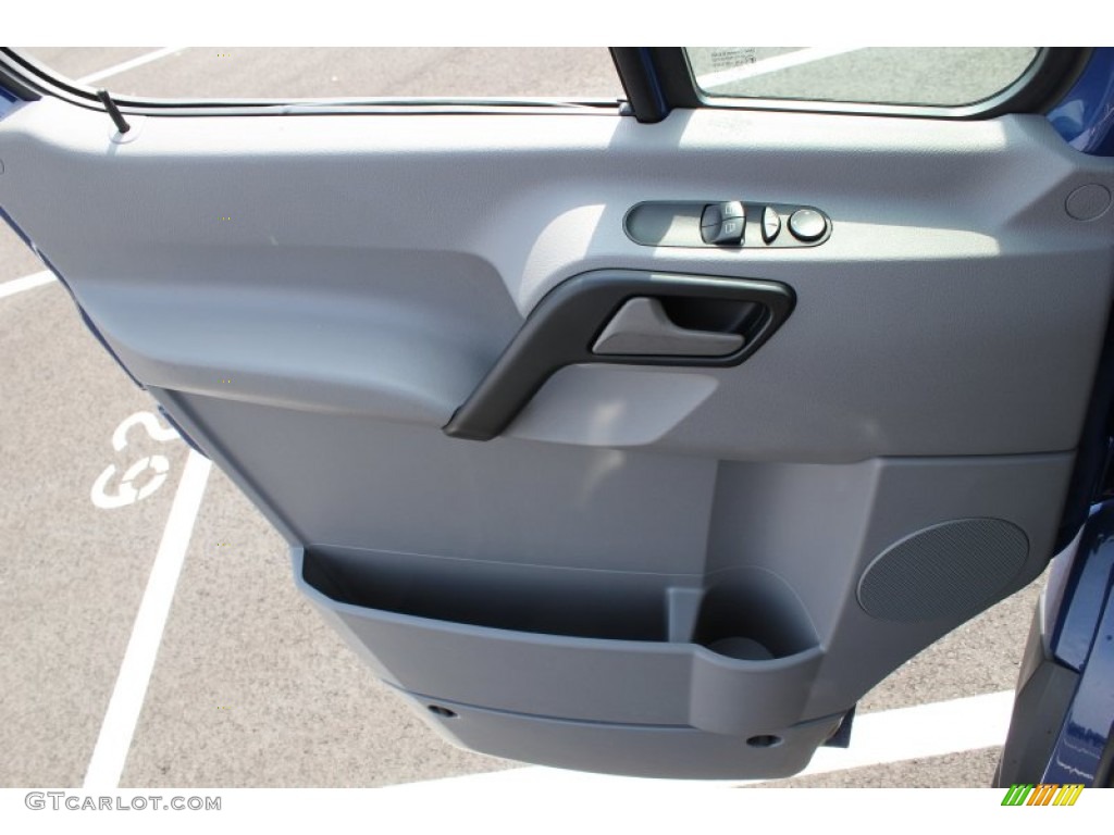 2013 Mercedes-Benz Sprinter 2500 High Roof Cargo Van Lima Black Fabric Door Panel Photo #79160825