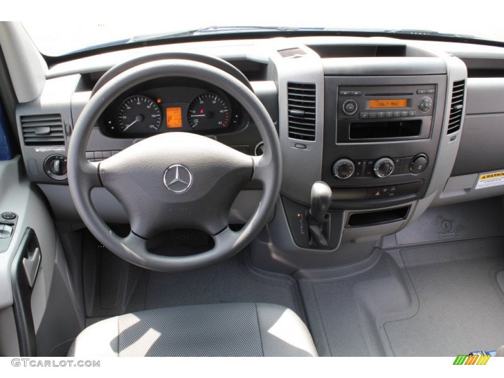 2013 Mercedes-Benz Sprinter 2500 High Roof Cargo Van Lima Black Fabric Dashboard Photo #79160878