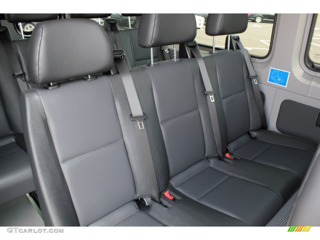 Lima Black Fabric Interior 2013 Mercedes-Benz Sprinter 2500 High Roof Passenger Van Photo #79161312