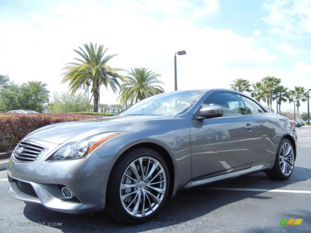 Graphite Shadow 2011 Infiniti G 37 S Sport Convertible Exterior Photo #79161668