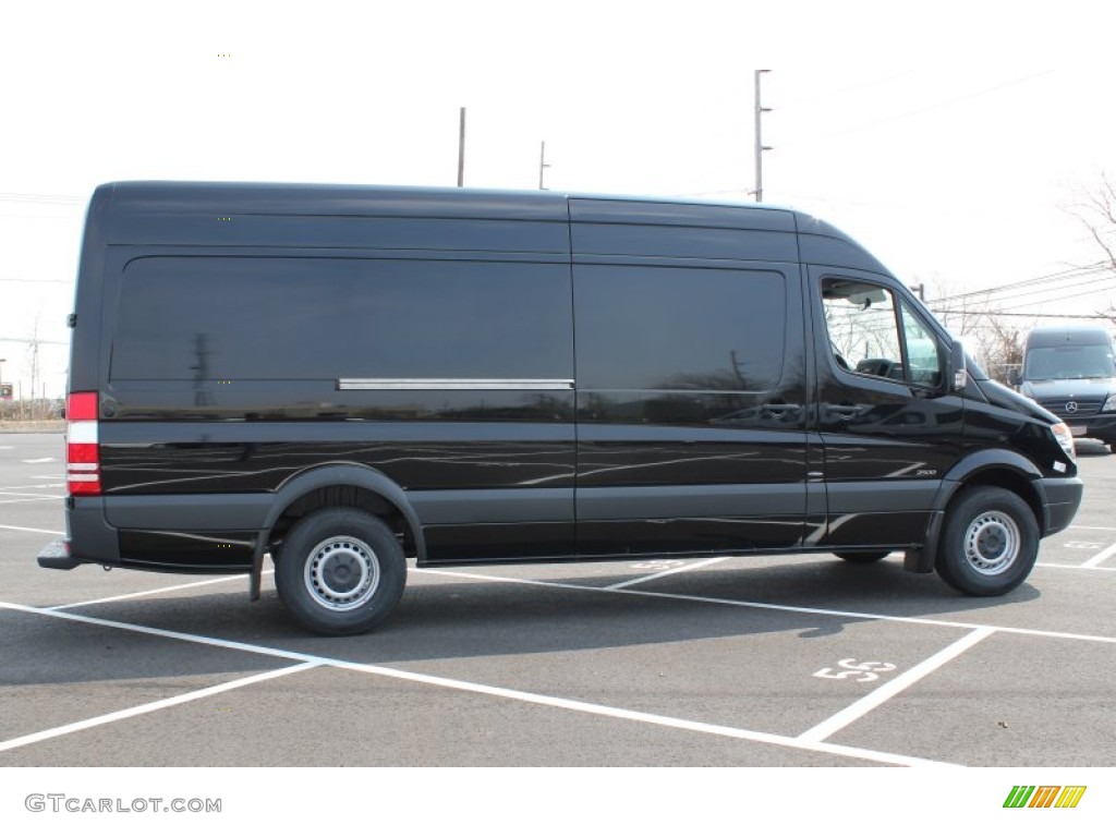 Carbon Black Metallic 2013 Mercedes-Benz Sprinter 2500 High Roof Cargo Van Exterior Photo #79161869
