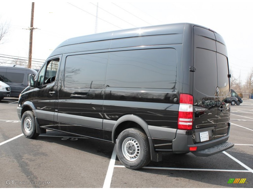 Carbon Black Metallic 2013 Mercedes-Benz Sprinter 2500 High Roof Cargo Van Exterior Photo #79162178