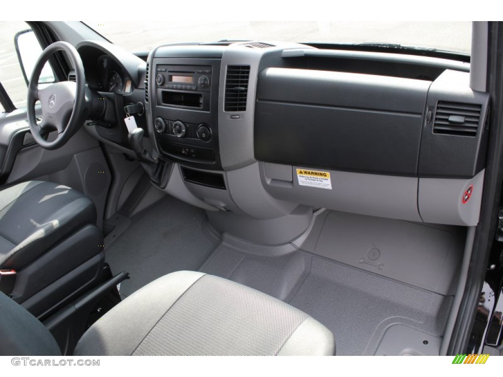 2013 Mercedes-Benz Sprinter 2500 High Roof Cargo Van Lima Black Fabric Dashboard Photo #79162286