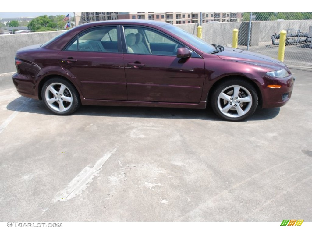 Dark Cherry Mica 2007 Mazda MAZDA6 i Touring Sedan Exterior Photo #79162553