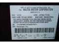 32M: Dark Cherry Mica 2007 Mazda MAZDA6 i Touring Sedan Color Code