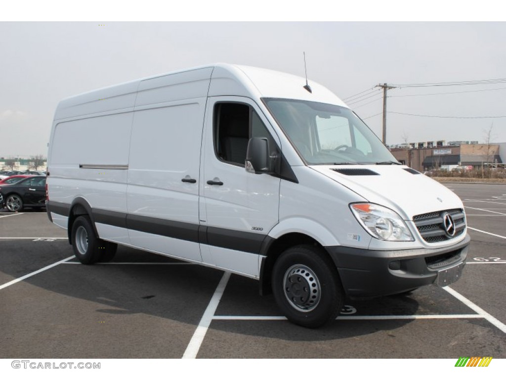 Arctic White 2013 Mercedes-Benz Sprinter 3500 High Roof Cargo Van Exterior Photo #79163056