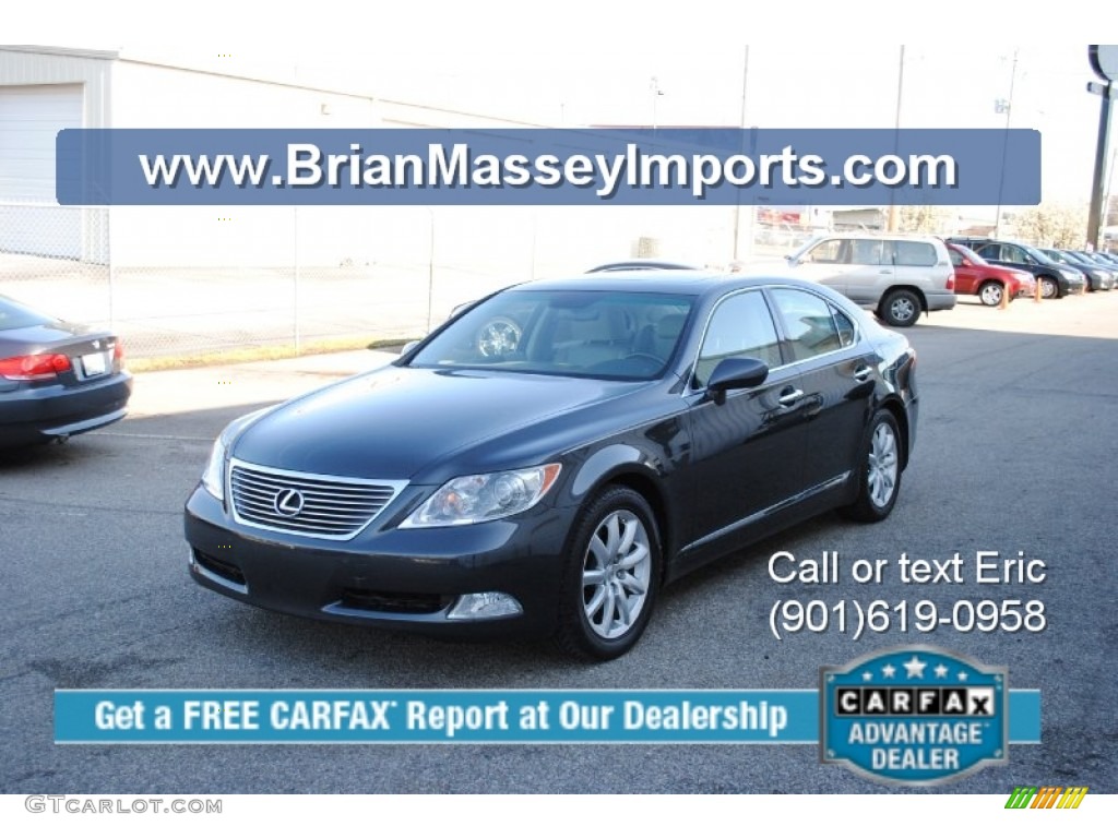 2008 LS 460 - Smokey Granite Gray Mica / Light Gray photo #1