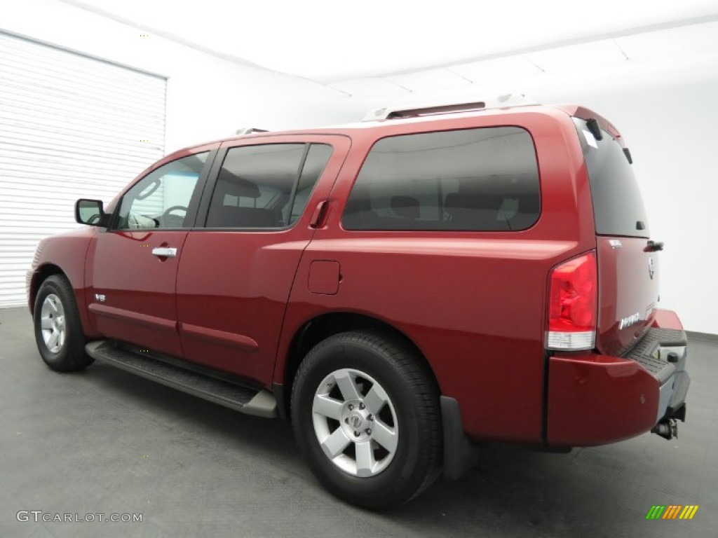 2007 Armada LE - Red Brawn / Graphite/Titanium photo #7