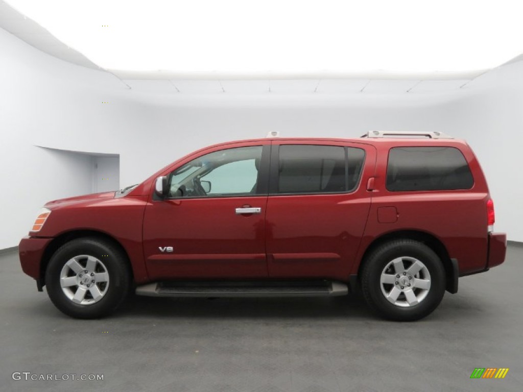 2007 Armada LE - Red Brawn / Graphite/Titanium photo #8