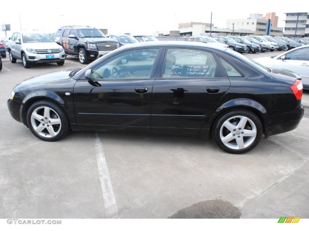 Brilliant Black 2005 Audi A4 1.8T Sedan Exterior Photo #79163636