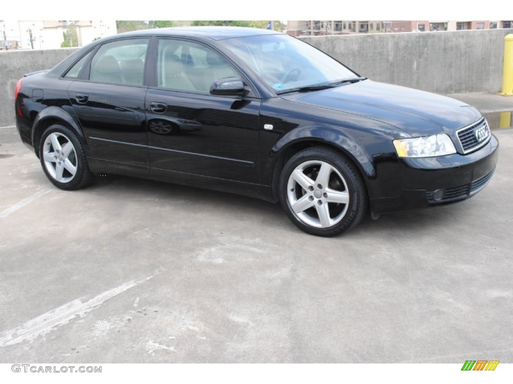 Brilliant Black 2005 Audi A4 1.8T Sedan Exterior Photo #79163727