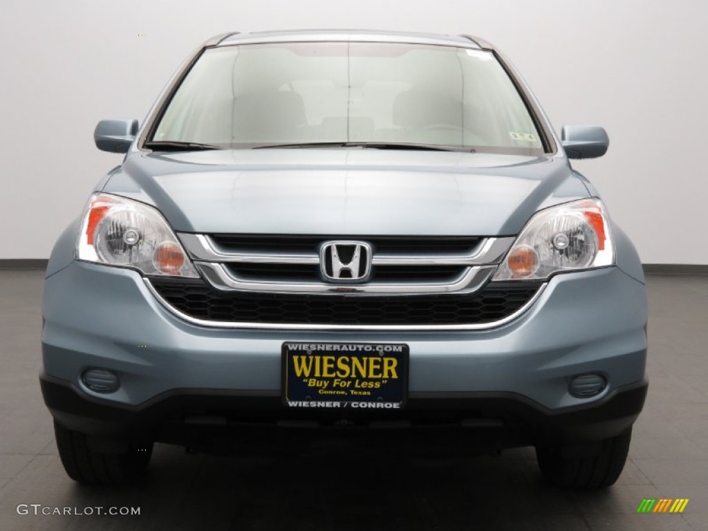 2011 CR-V EX-L - Glacier Blue Metallic / Gray photo #2