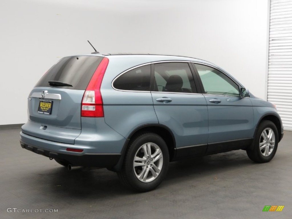 2011 CR-V EX-L - Glacier Blue Metallic / Gray photo #5