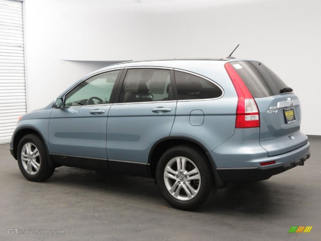 2011 CR-V EX-L - Glacier Blue Metallic / Gray photo #7